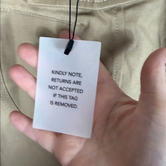 L'Academie Noma Tan Cotton Midi Skirt - Picture 5 of 6